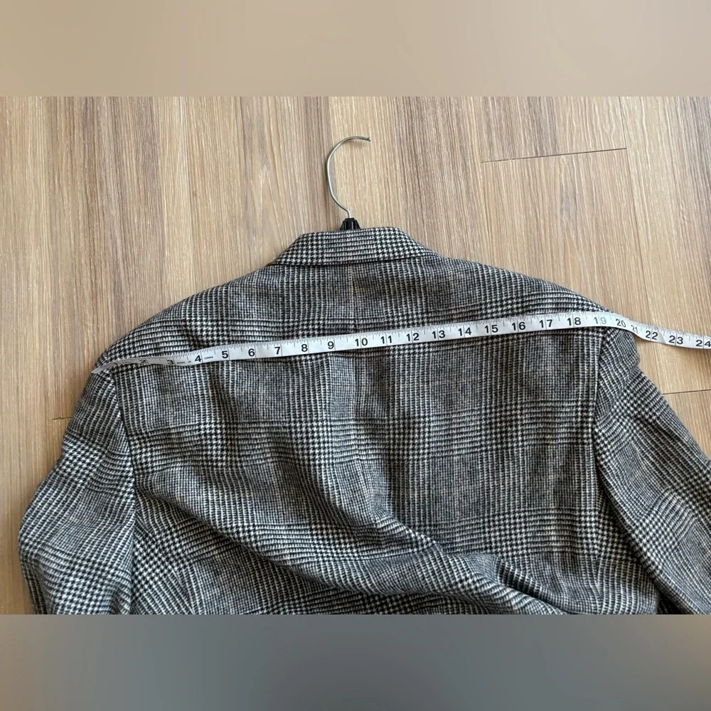VTG Lord & Taylor Blazer Sport Coat Camel Hair Plaid Mens 40L Professor Grandpa